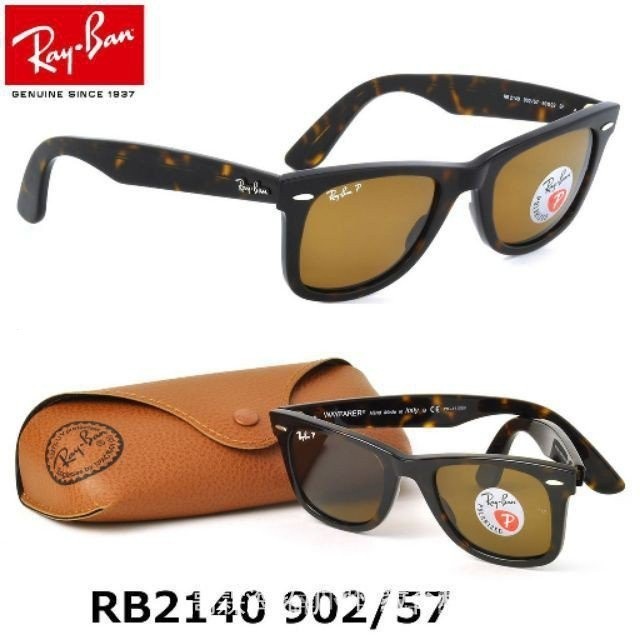 Wayfarer Original 100% Luxottica Italiano Piloto RB2140 902/57 ZulD URRX MCgw Óculos De Sol Z