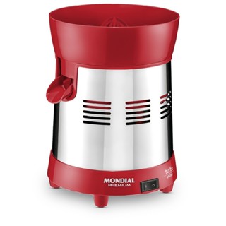 Espremedor de frutas 1,25L inox Turbo RED - E-24 - Mondial (110V/220V)