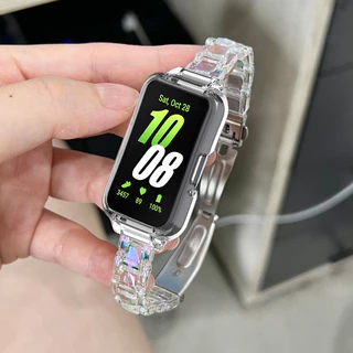 Pulseira Smartwatch Fit 3 Laser Transparente Para Samsung Galaxy Com Smasung Fit3 Mulher Homem