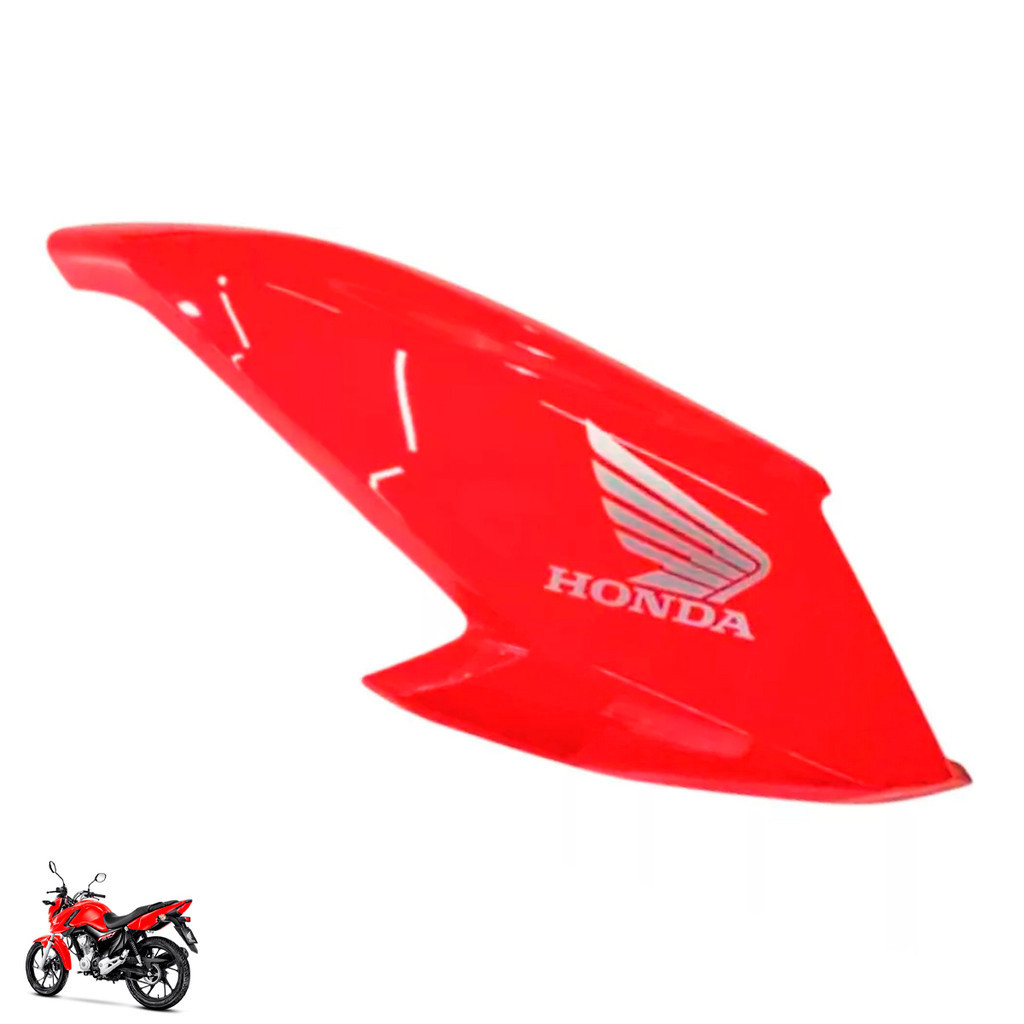 Carenagem Aba Direita Fan 160 2022 Vermelho Marrakesh Honda