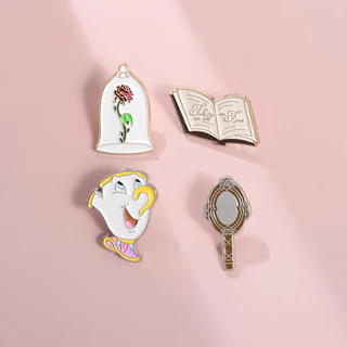 " Série Little Prince Peripheral " Broches De Esmalte Acessórios De Moda Bolsas Escolares Crachás Presentes Para Amigos