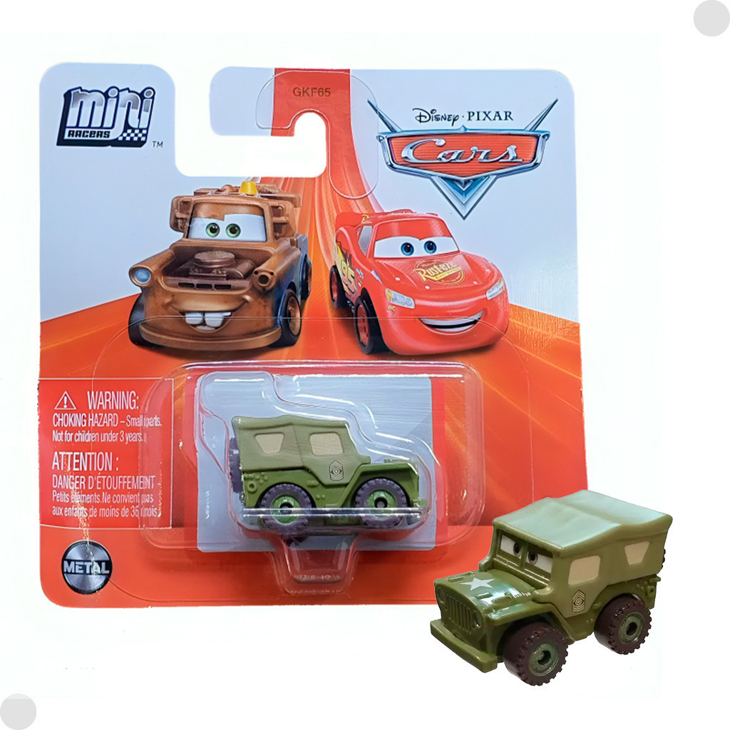 Brinquedo Carrinho Carros Mini Racer Sarge Pixar Gkf65f - Mattel ...