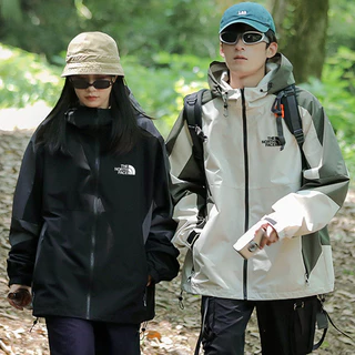 TNF Casaco De Viagem À Prova De Vento D'água Caminhada Ao Ar Livre Com Capuz Solto