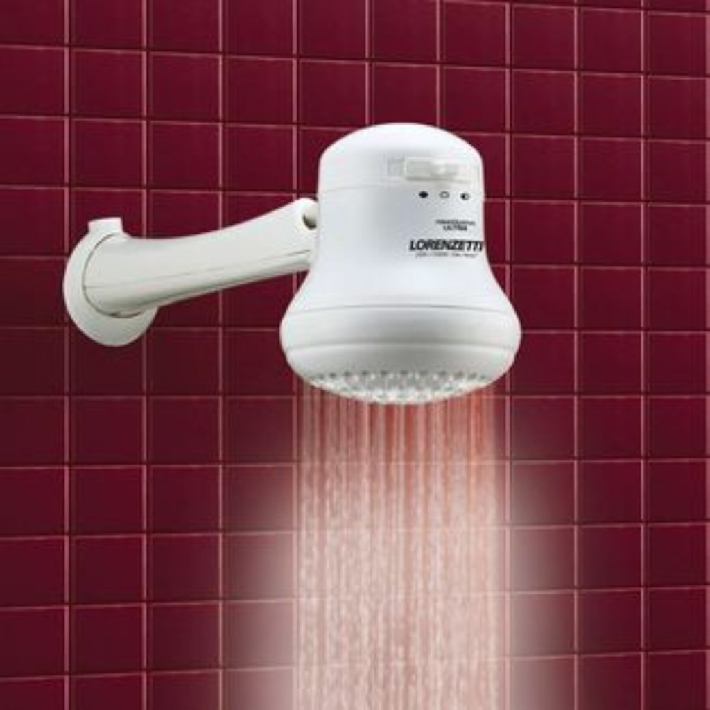 Chuveiro Elétrico De Parede Lorenzetti Maxi Ducha Ultra Branco 5500w 220v