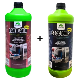 KIT LAVA LOUÇA DETERGENTE + SECANTE 1L MAXBIO
