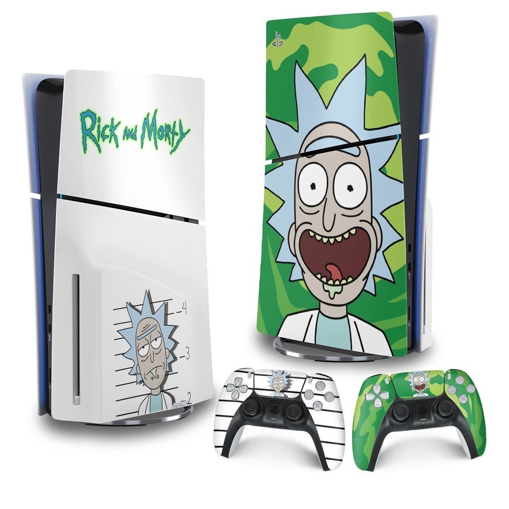 Skin PS5 Slim Adesivo Vertical - Modelo 070