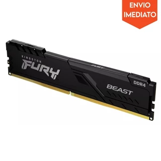Memória Ram Gamer 8GB DDR4 3200mhz Kingston Fury Beast KF432C16BB/8