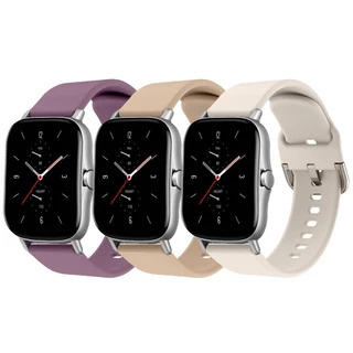 Pulseira de 20mm para Smartwatch Amazfit GTS 4/3/2 Bip 3 Pro / Bip U Pro / GTR MINI Silicone