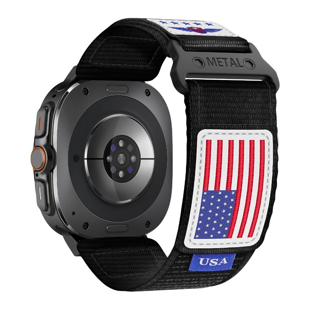 Pulseira de náilon para Samsung Galaxy Watch 7 Ultra 47mm Nylon