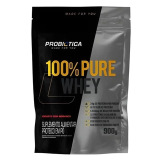 100% Pure Whey Refil 900g - Probiótica