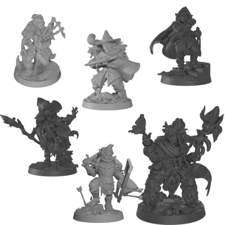 Miniaturas Halflings RPG Dungeons And Dragons D&D Tabuleiro