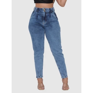 Calça Jeans Feminina Mom Clara com Elastano