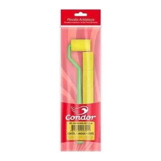 Rolinho De Pintura Condor 981 Espuma Lisa 3.5 Cm C/ 4 Refil