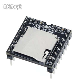 DFPlayer Mini MP3 Player Módulo MP3 Placa De Decodificação De Voz Suporte De Cartão TF U-Disk IO/Serial Port/AD Para arduino Diy Kit