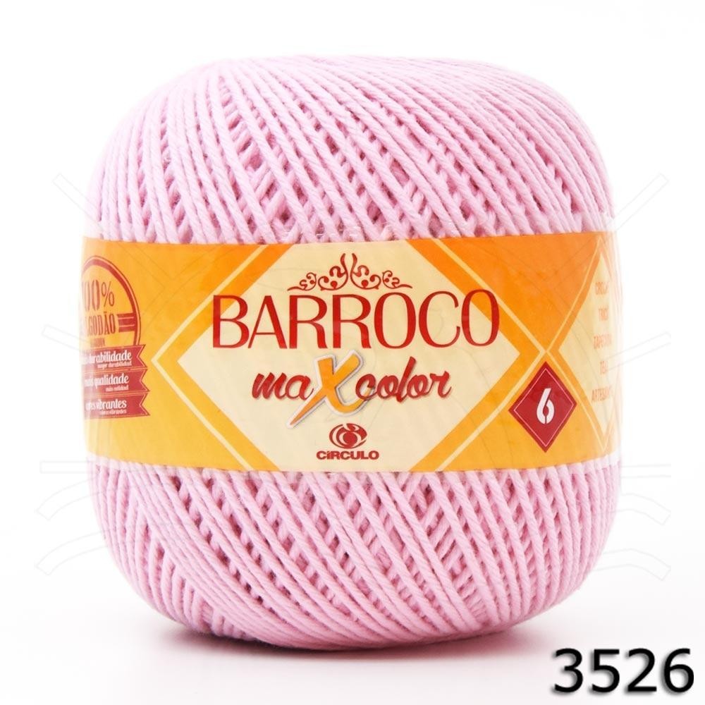 Barbante Barroco MaxColor Candy Colors nº06 200g | Shopee Brasil