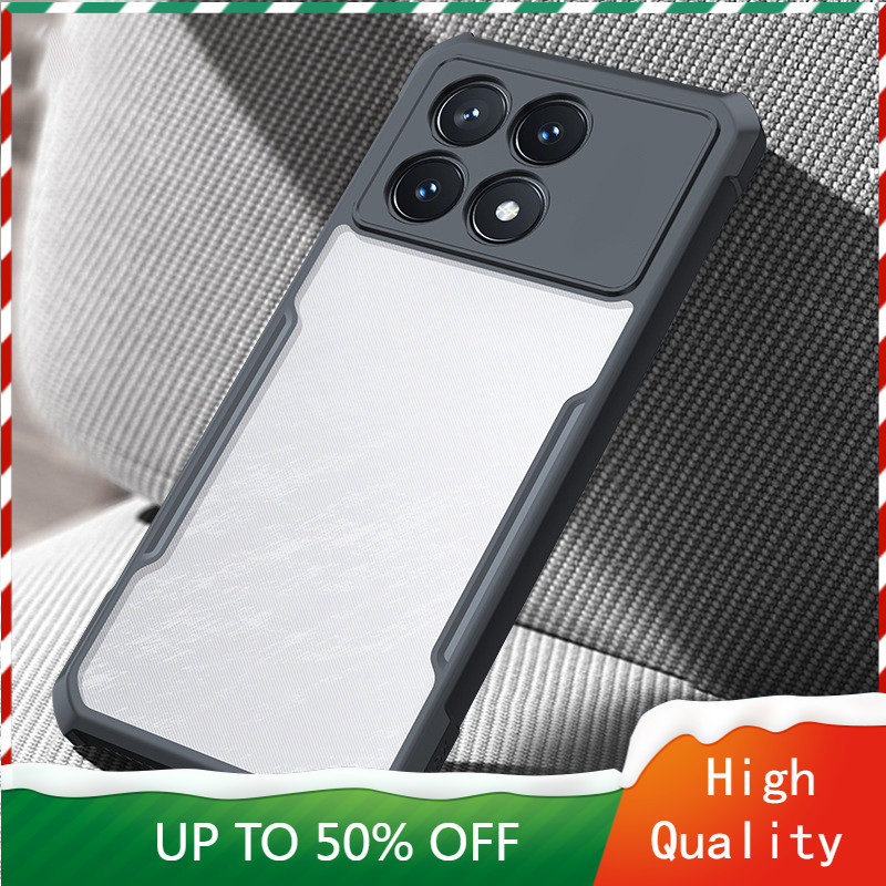 Capinha Capa Tampa Da Caixa Para Xiaomi POCO F6 Shockproof Pro TPU Air Bag Proteção Lente Câmera Anti-Queda Do Telefone
