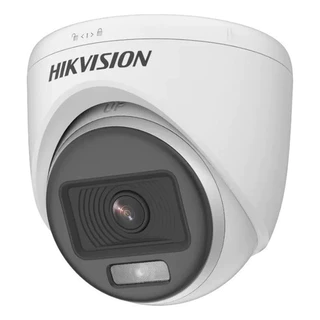 Camera Dome Hikvision COLORVU DS-2CE70DF0T-PF 2MP domo 1080p FULL HD 2.8MM noturna colorida