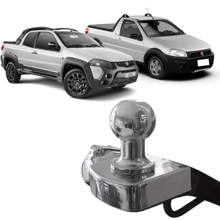 Engate De Reboque Fixo Fiat Strada (Fire / Treking / Work / Adv) 2004/2019 Produto de Qualidade