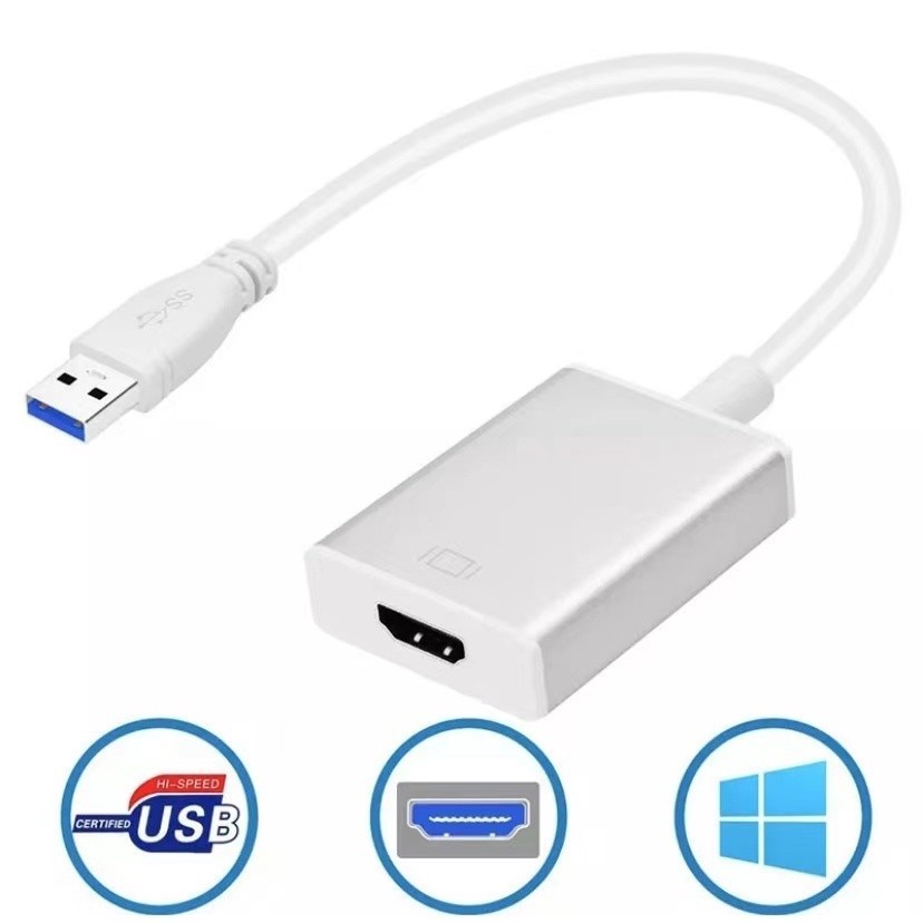 Cabo Adaptador Conversor Usb Para Hdmi Usb 3.0