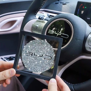 BYD Atto3 Selo , Golfinhos E Gaivota Com Logotipo Diamante Adesivo Para Volante