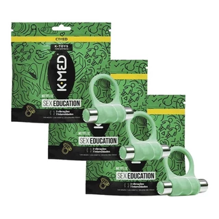 Kit c/3 und K-Toys Anel Peniano Sex Education em Oferta na Shopee