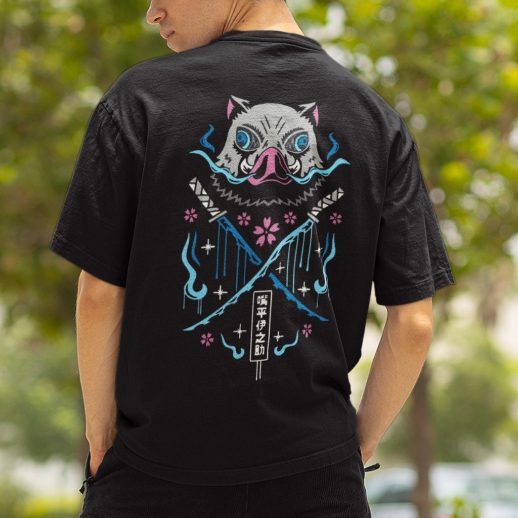 Camiseta Unissex Demon Slayer Mangá Kimetsu Anime Yaiba Arte