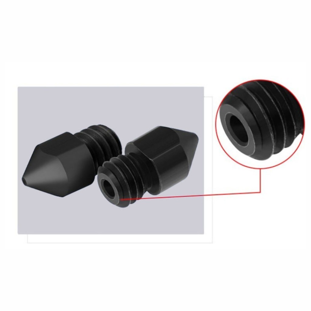 Bico Nozzle Aço Endurecido Para Hotend 1.75Mm Mk8 0.6Mm