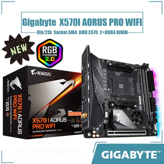 [Novo] Gigabyte X570I AORUS PRO WIFI Tomada Da Placa-Mãe AM4 2xDDR4 DIMM AMD X570 chipset Mini ITX