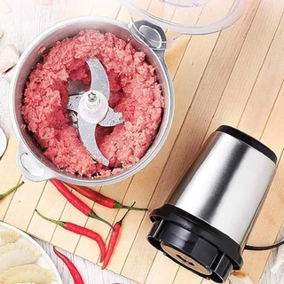 2L Picador De Alimentos Moedor De Carne Mixer Elétrica Processador Cozinha Casa Alho 110v