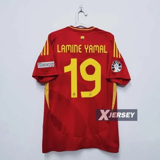 [S-4XL] 24-25 Espanha Camisetas Esportivas De Casa E Fora Versão GAVI1 : 1 Tailândia Qualidade