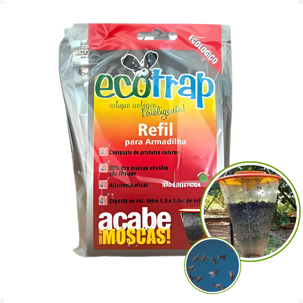 REFIL ECOTRAP - ISCA PARA ARMADILHA MOSCAS | Shopee Brasil