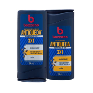 Kit Shampoo Condicionador Antiqueda Masculino Bozzano 200Ml