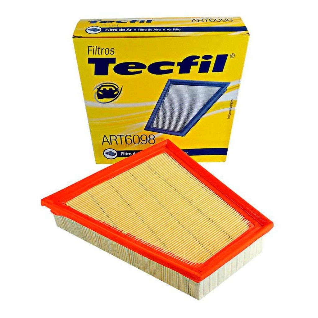 Filtro De Ar Do Motor Vw Gol, Voyage, Saveiro G5 G6 G7 G8, Fox, Crossfox, Polo, Spacefox, Spacecross 1.6 8V - Tecfil Art6098
