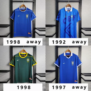 Retro 1998 Brasil Fora S-XXL-Versão Tailandesa Da Camisa De Futebol 1 : 1