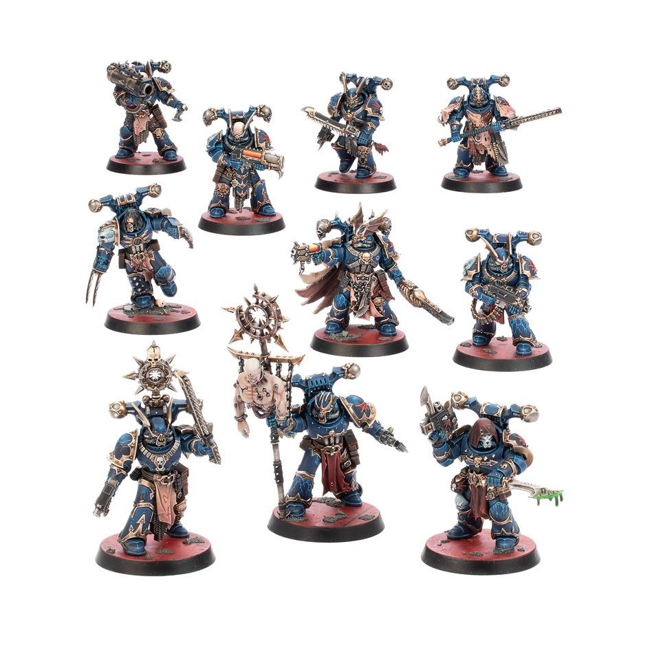 E718 E717 Equipe De Matar : Nightmare Night Lords E389 CHAOS SPACE MARINES Miniaturas De Resina Placa Modelo