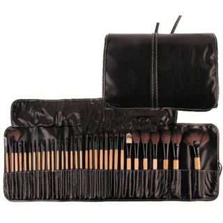 Kit 32 Peças Conjunto De Pincéis De Maquiagem Para Pó Sombra Delineador Lábios com estojo-GUI ANA