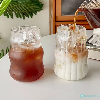 Copo De Vidro Transparente 550ml, Copo De Nuvem Para Casa, Leite, Café Da Manhã, Gelo, Americano, Latte, Suco, Bebidas Frias, Copo Para Beber