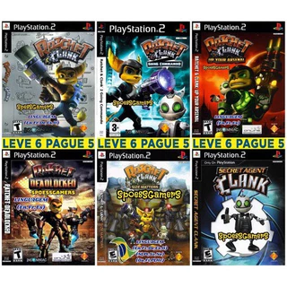 Ratchet & Clank Ps2 Coleção (6 Dvds) Patch - Leve 6 Pague ps2ps2