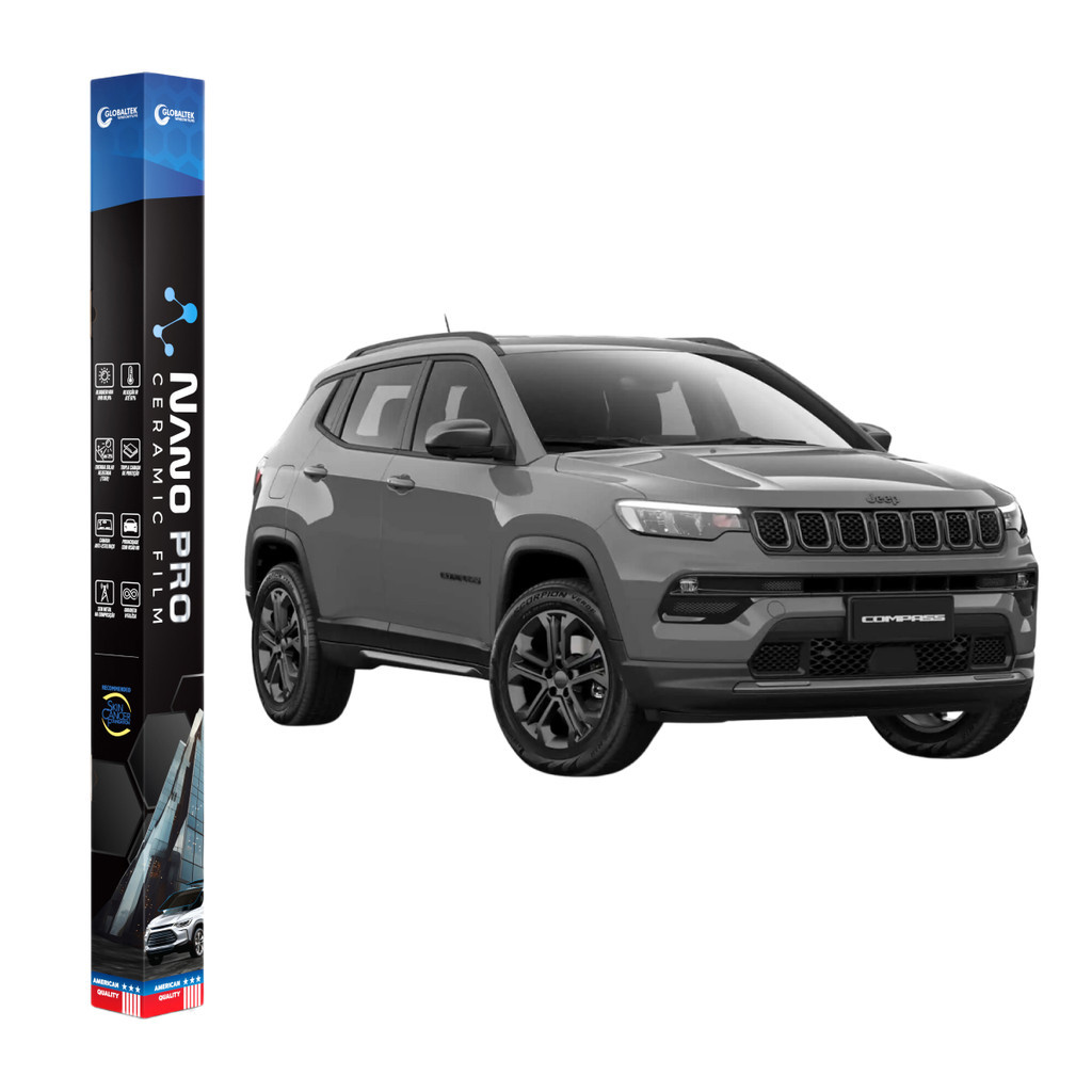 Película Automotiva Nano Cerâmica Térmica Globaltek Window Film Jeep ...