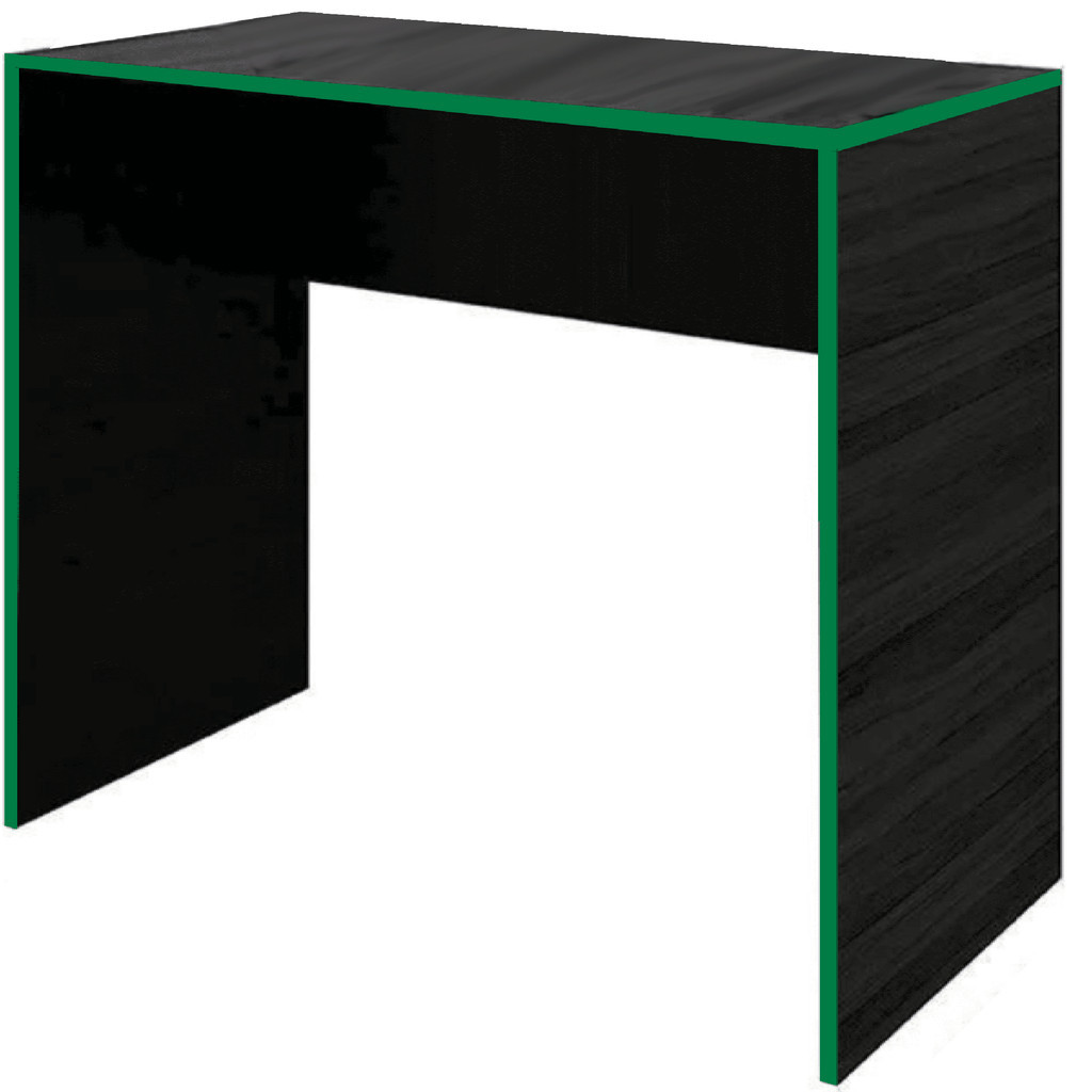 ESCRIVANINHA GAMER PRETO E VERDE 90CM