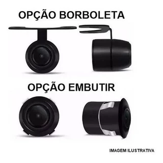 Câmera Ré Automotiva Universal Hd Visão Noturna A Prova D´agua