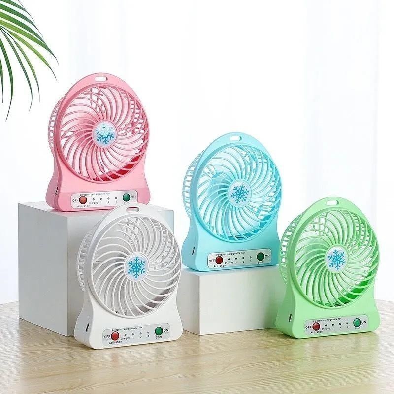 Mini Ventilador Recarregável Usb Portátil Com 3 Velocidades Ming