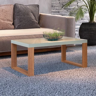 Mesa de Centro Retangular 67 x 44cm Industrial