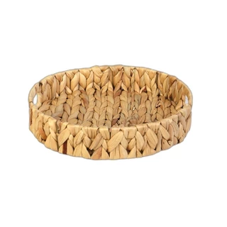 Cesto Bandeja Vime Fibra Seagrass Rustico Grande 30cm 3072