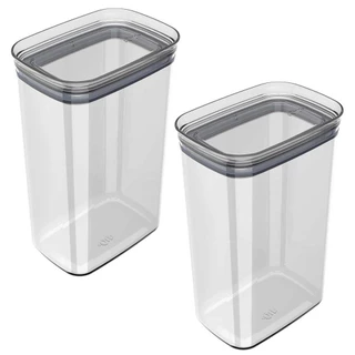 2x Porta Temperos Pote 2,3L Organizador OU Block Hermético