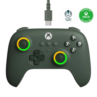 8BitDo Ultimate C Controlador De Jogos Com Fio Para Xbox RGB Lighting Fire Ring E Joysticks De Efeito Hall Windows 10/11