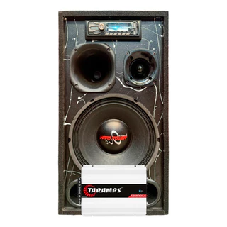 CAIXA BOB ATIVA HP 750 W RMS MÓDULO TARAMPS 800W MP3 BT USB RESIDENCIAL em Oferta na Shopee