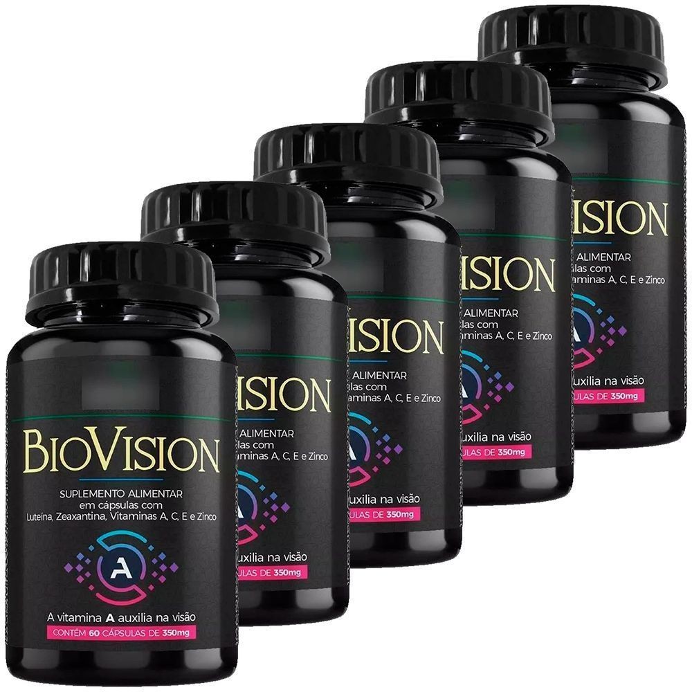Kit 5x BioVision 60 Cápsulas Bioklein | Shopee Brasil