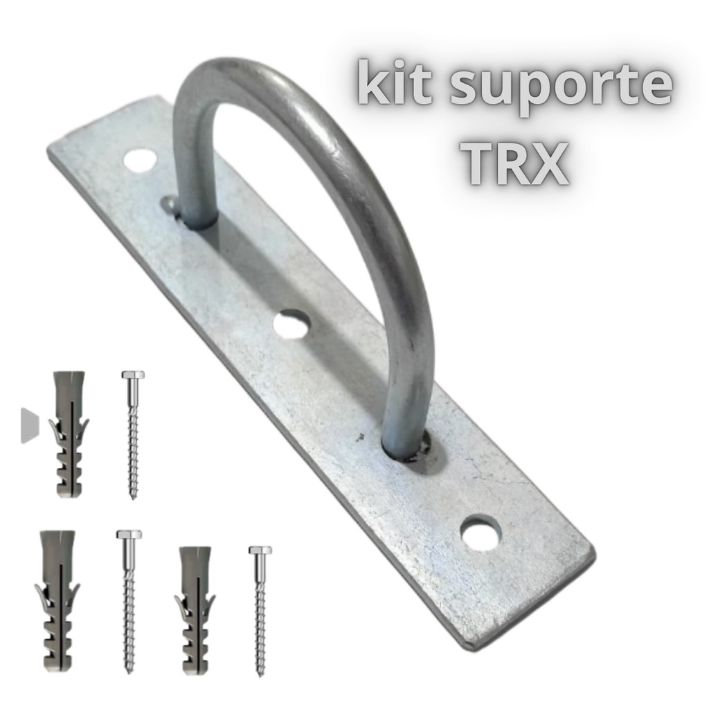 Kit Suporte Teto Parede Balanço Rope Columpio Fita Trx Com Parafuso