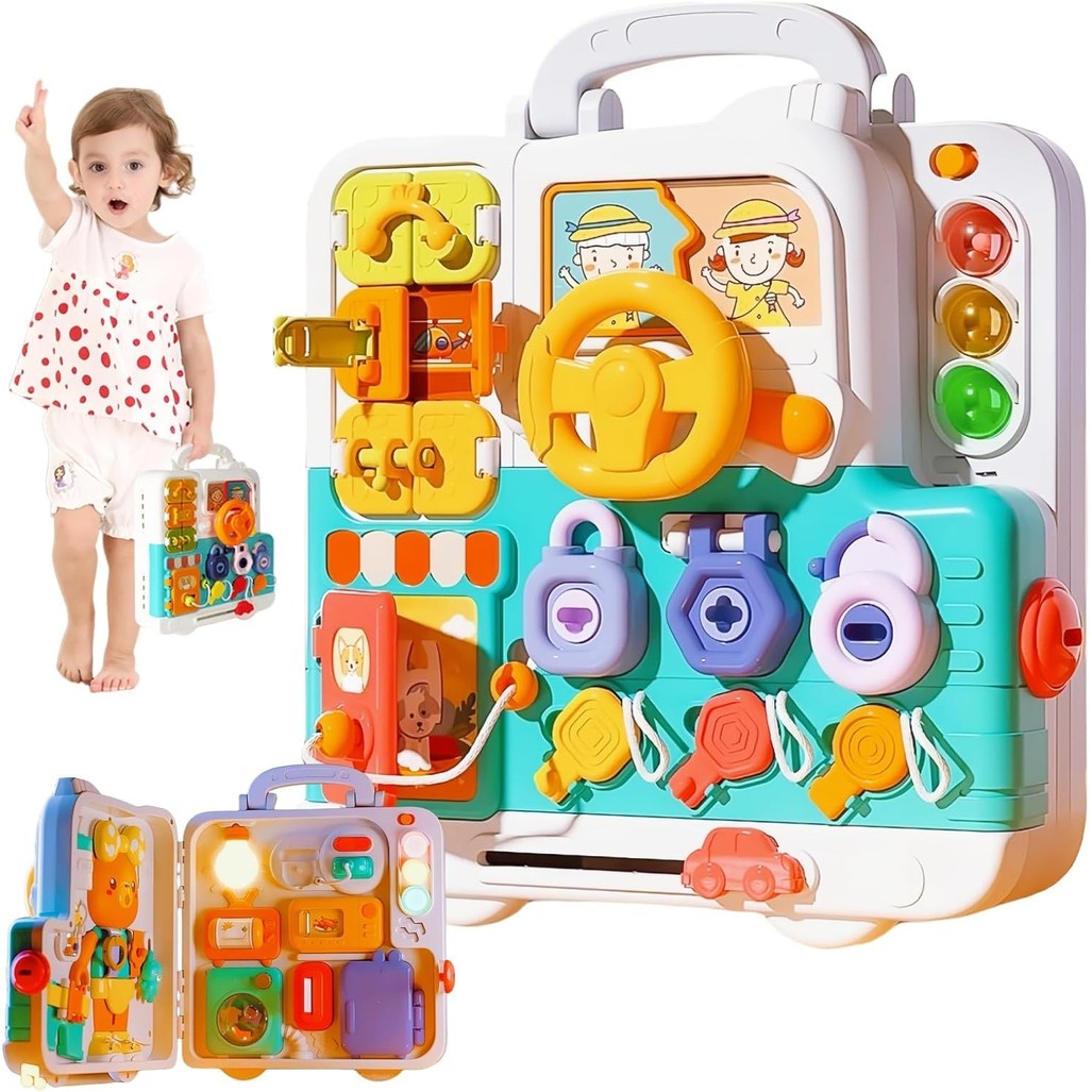 Brinquedos Montessori Para 1 Ano , Sensoriais Ocupados Bebês De 1 A 3 ...